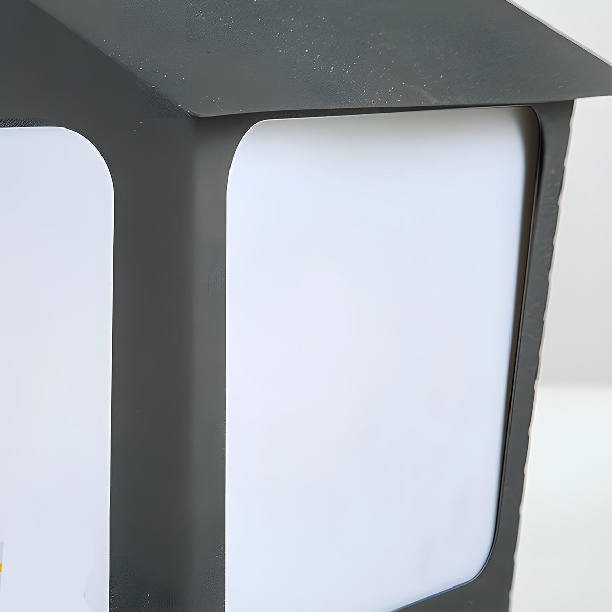 Black Waterproof House Outdoor Post Lights