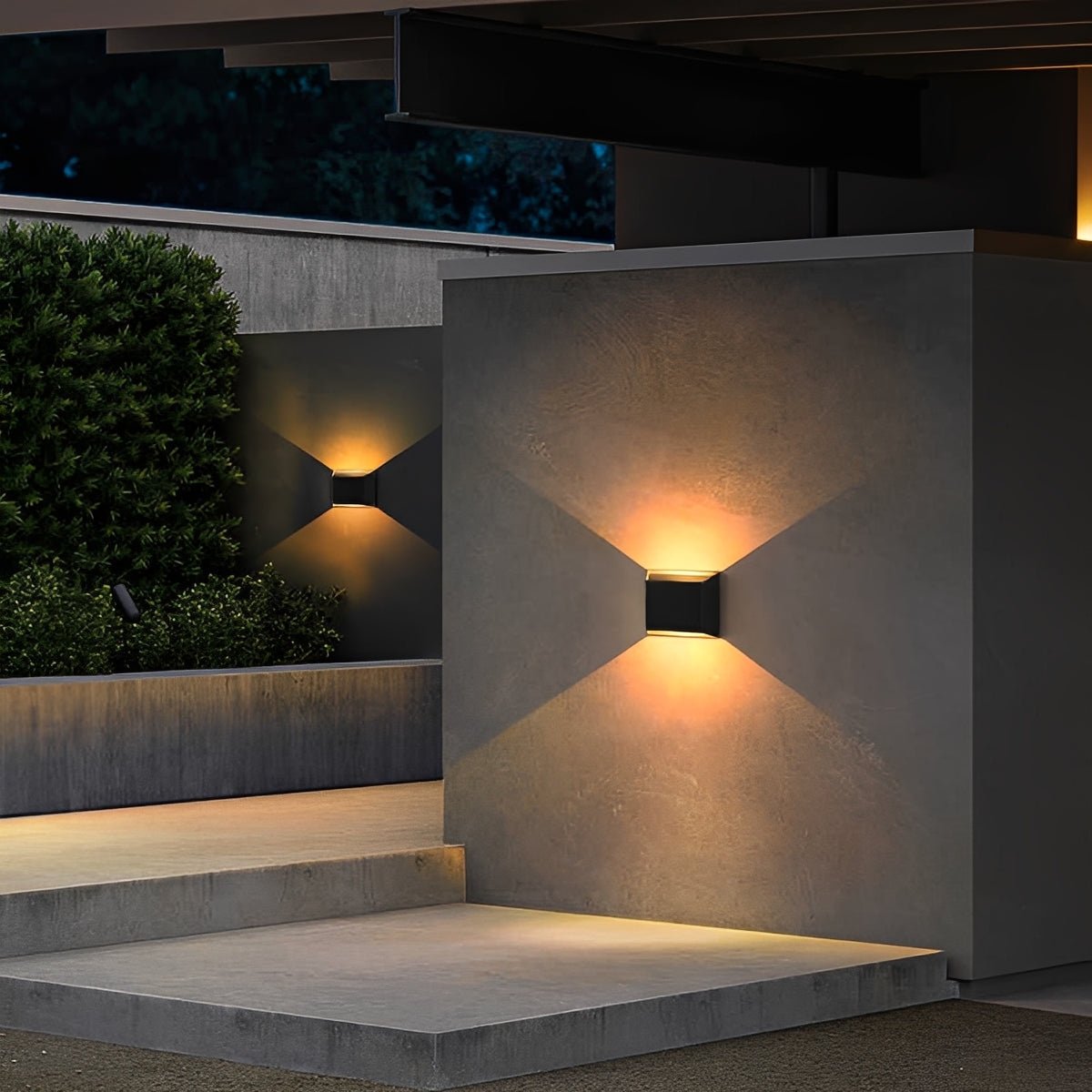 Modern Minimalist Waterproof Rectangular LED Wall Light