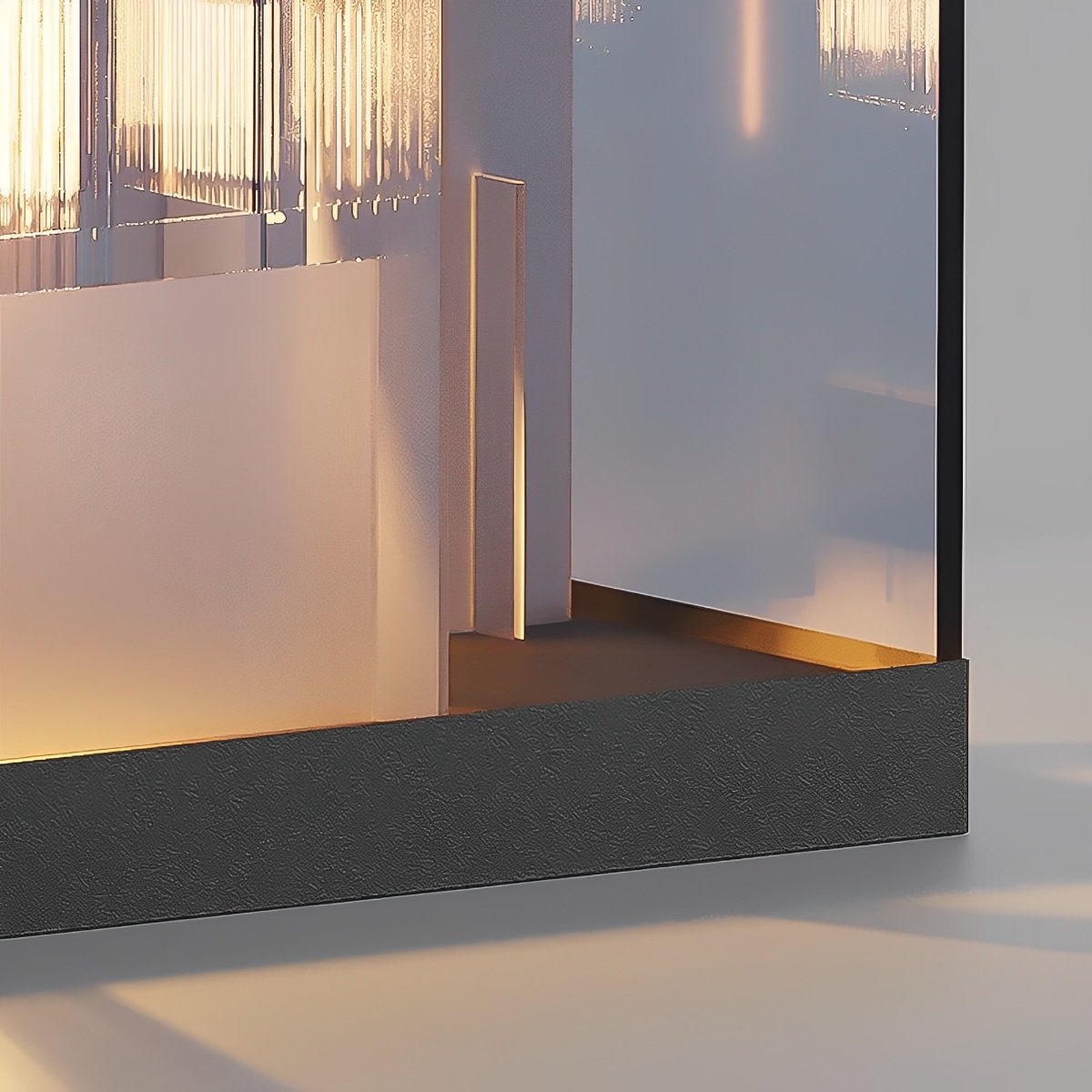 Modern Square Waterproof LED Outdoor Post Lights