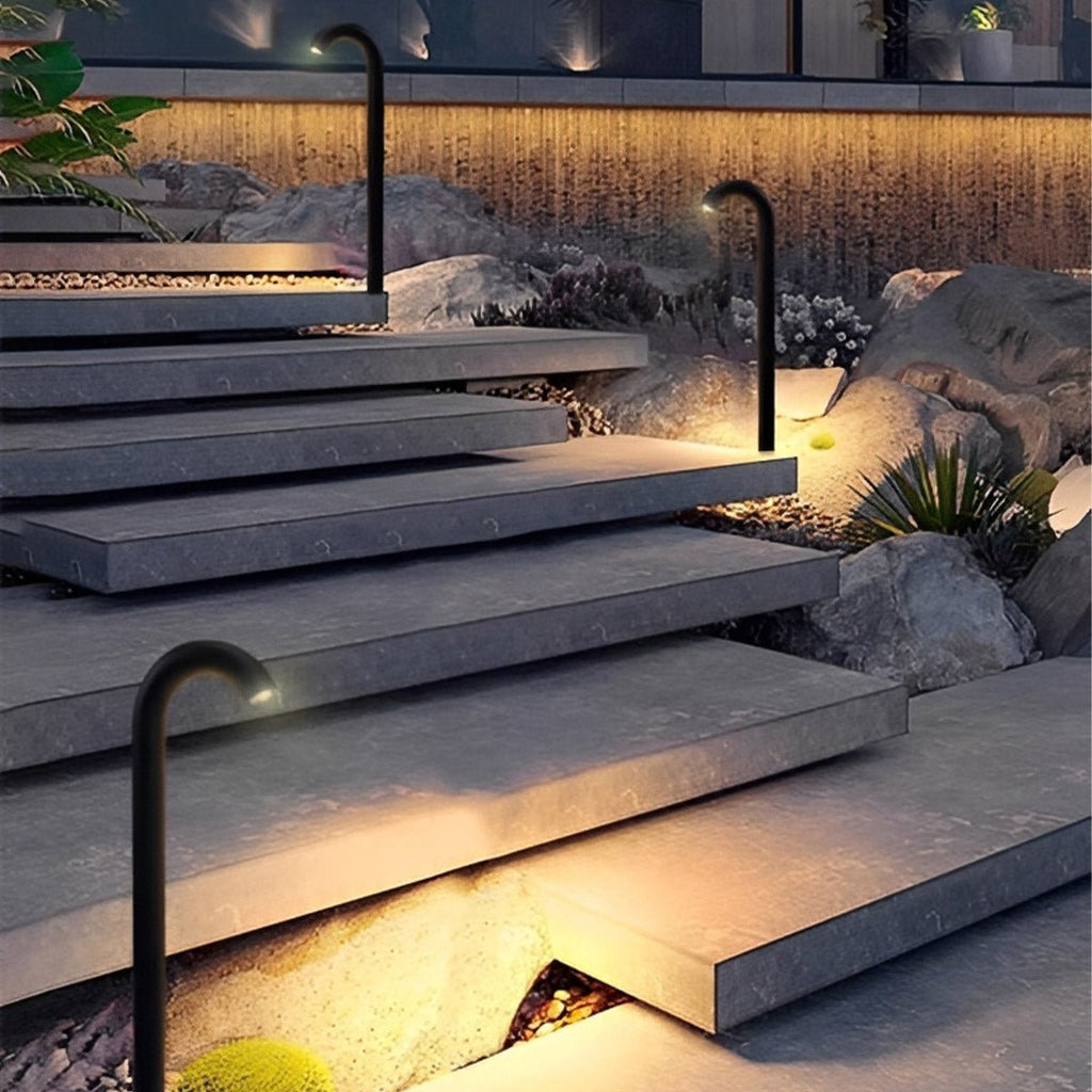 Umbrella Handle Modern Light Water Pipe Waterproof Lawn Landscape Lighting