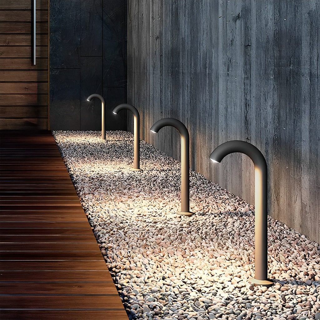 Umbrella Handle Modern Light Water Pipe Waterproof Lawn Landscape Lighting