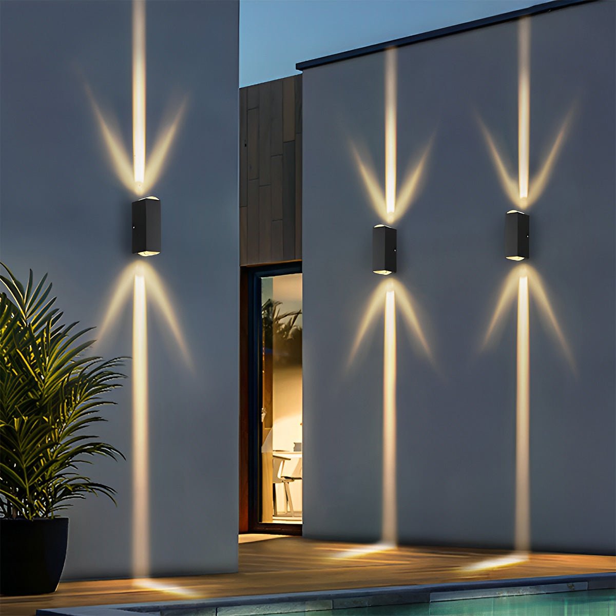 Waterproof Up and Down LED Outdoor Wall Light Spotlight