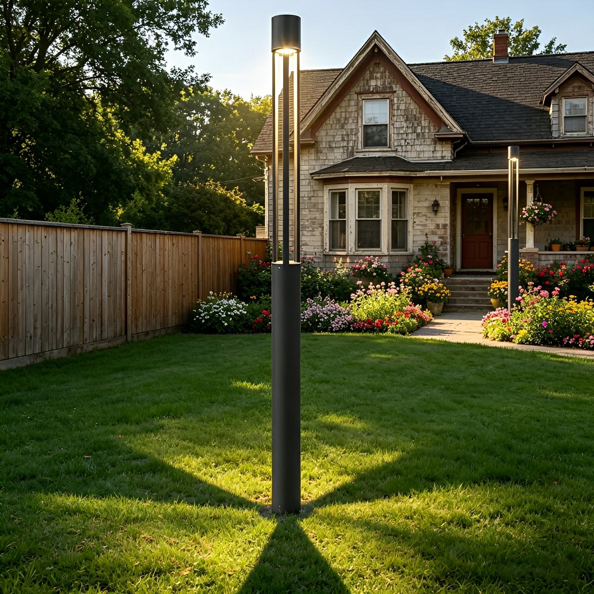 Waterproof LED High Pole Outdoor Post Light Pathway Lights