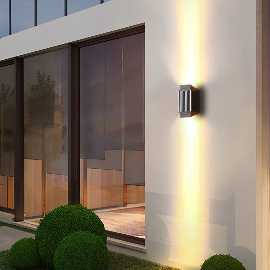 Waterproof Modern Up and Down Minimalist Outdoor LED Wall Lights