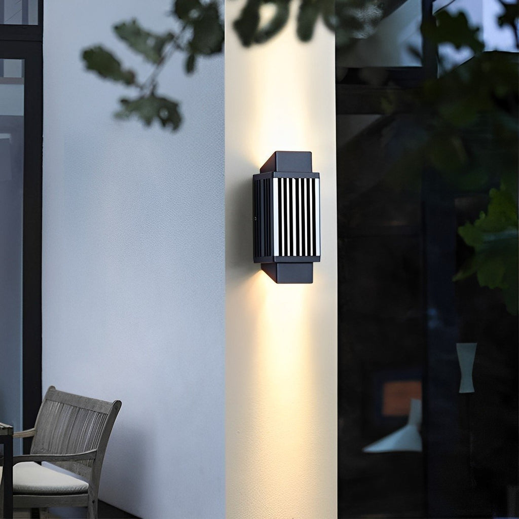 Waterproof Modern Up and Down Minimalist Outdoor LED Wall Lights