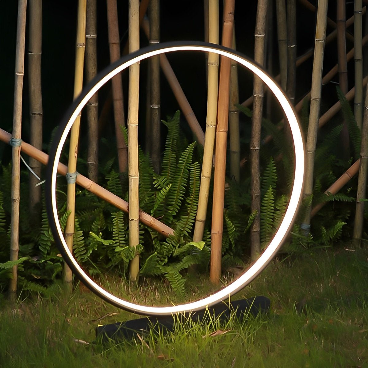 Waterproof LED Ring Outdoor Lawn Landscape Lights