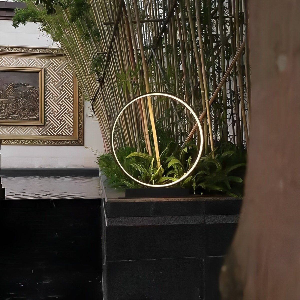 Waterproof LED Ring Outdoor Lawn Landscape Lights