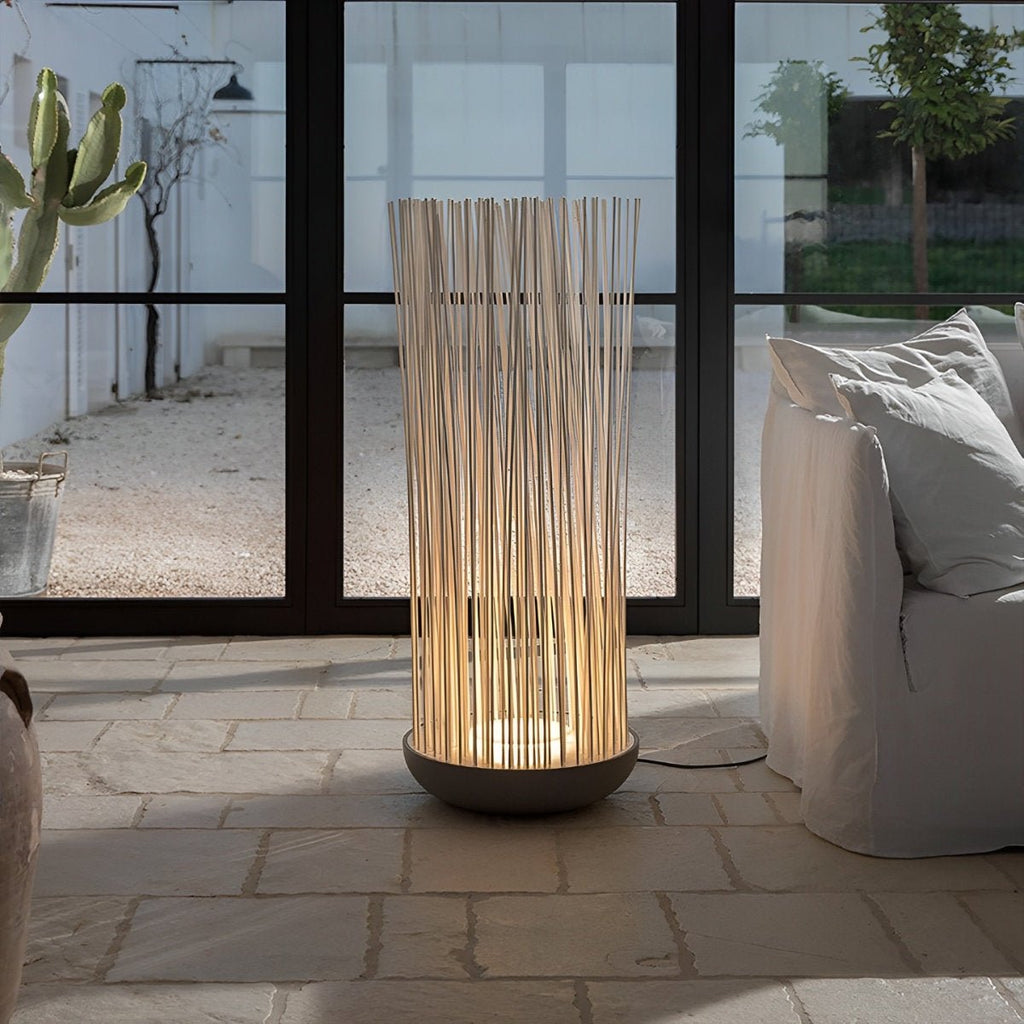 Waterproof Stainless Steel Fiber Optics Fishtail Linear LED Floor Lamp Landscape Light